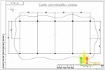 Схема устройства навеса для автостоянки с размерами